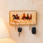 Webelkart Decorative Wooden Key Holder for Home Decor,Wall Mounted Key Organizer, Key Chain Holder (Horse Key Holder) - Fast Shipping to USA & Canada