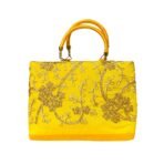 Xtore Beautiful Handmade Purse with Golden Work for Women (Pack of 1, Yellow) - Fast Shipping to USA & Canada