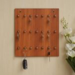 Webelkart Wooden Premium Key Chain Wall Hanging Key Holder Diwali Decorations Items for Home Decor Key Hanger (Wood) - Fast Shipping to USA & Canada