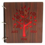 Sehaz Artworks JustForYou-9X8 80 Photos Wooden Photo Album for memorable Gift on Boyfriend Girlfriend Husband Wife Spouse Birthdays, Valentines day, Anniversary, Monthsary Cute Gift for couples - Fast Shipping to USA & Canada