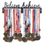 Sehaz Artworks Display Medal Hanger | Medal Holder Display | Marathon Medal Display | Medal Display Case | Display Upto 40 Medals (Black) - Fast Shipping to USA & Canada