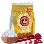 Gangotri Camphor 250 G Tablet Pouch Pack |Purifying & Pleasant Fragrance for Pooja, Hawan, Air Freshener |Iso Berniol Flakes, Diffuser Camphor Tablet Pouch - 250 gm - Fast Shipping to USA & Canada