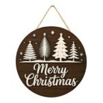 Webelkart Antique Merry Christmas Door Wall Hanging| Christmas Tree Decoration Items| Xmas Decor Hanging (10" Inches) - Fast Shipping to USA & Canada
