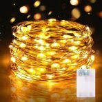 One94Store 5 Meter 50 LED Bttery Powered Fairy Light, Waterproof Copper String Light for Indoor & Outdoor Home Decoration, Diwali, Christmas, Wedding (Warm White, Pack of 1) - Fast Shipping to USA & Canada