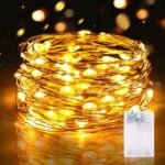 One94Store 5 Meter 50 LED Bttery Powered Fairy Light, Waterproof Copper String Light for Indoor & Outdoor Home Decoration, Diwali, Christmas, Wedding (Warm White, Pack of 1) - Fast Shipping to USA & Canada