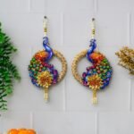 Webelkart Premium Set of 2 with Shubh Labh Wall Hanging for Diwali Decoration| Wall Decor |Temple Decor Wall Hanging |Pooja and Home Decor Hanging (4) - Fast Shipping to USA & Canada