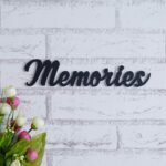 JaipurCrafts Designer Memories MDF Cutout Ready to Hang Home DECOR Wall Art - 2.50" x 11" - Fast Shipping to USA & Canada