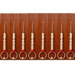 CraftVatika Diwali Decoration Items for Home Decor, Wall Hanging Tealight Candle Holder Set of 8 Latkans Toran for Home Door Wall Decoration, Red Rose Latkan Toran, Diwali Deepawali Gifts - Fast Shipping to USA & Canada