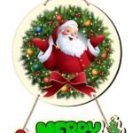 Webelkart " Merry Christmas Printed Wall Hanging/Door Hanging For Home And Christmas Decorations Items/Christmas Wall decor items/church decoration items (Design 1) - Fast Shipping to USA & Canada