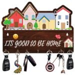 Webelkart Premium Good to Be Home Wooden Key Holder for Home/Office Decor/Key Hanger for Wall Decor,Home Designer Key Holder Decorative Item for Home - Fast Shipping to USA & Canada