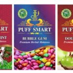 PUFF SMART Premium Herbal Flavor Paan Kiwi Mint, Double Apple, Bubblegum (Pack of 3) (100% Nicotine and Tobacco Free) - Fast Shipping to USA & Canada