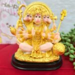 VRB Dec 1 Pcs Ganesha Idol Car Dashboard Idol Ganesha Murti Ganpati Idol for Home Decor Statue Gift for Office Desk Puja Room Figurine Office Desk, House Warming. (Hanuman ji Model 1) - Fast Shipping to USA & Canada