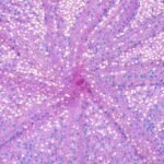 VRB Dec 1 MTR 40 Inch Net White Cloth for Decoration,Baby Photoshoot Props Cloth for Decoration,Parties,Costumes, Gift Packing,Party Decor,Backdrop for Wedding mandap,Pooja (Purple Tikli, 1 MTR) - Fast Shipping to USA & Canada