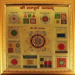 JaipurCrafts Wood, Glass Shree Sampoorn Sampurna Yantra for Money, Success and Achievement - Fast Shipping to USA & Canada