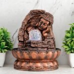 Global Grabbers Polyresin Table Top Indoor Outdoor Water Fall Fountain with LED Lights Home Decor Decoration Gift Gifting Items-A_COP-BL-SF37 - Fast Shipping to USA, Canada & India