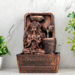 Global Grabbers Polyresin Table Top Indoor Outdoor Water Fall Fountain with LED Lights Home Decor Decoration Gift Gifting Items-A_COP-SF26 - Fast Shipping to USA, Canada & India