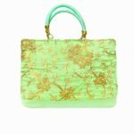 Xtore Beautiful Handmade Purse with Golden Work for Women (Pack of 1, Parrot) - Fast Shipping to USA & Canada