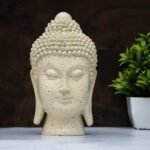 Global Grabbers New face Head Buddha Statue showpiece Idol Home Decor Items for Living Room and Gifts-STN-DB6 - Fast Shipping to USA, Canada & India