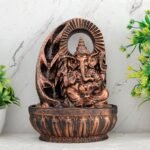Global Grabbers Polyresin Table Top Indoor Outdoor Water Fall Fountain with LED Lights Home Decor Decoration Gift Gifting Items-A_COP-SF101 - Fast Shipping to USA, Canada & India