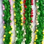 VRB Dec 1 Pcs Artificial Flowers Vine Blossom/Roses Garland Fake (6 Ft) Flowers Fabric Roses/Blossom Garland For Wedding Decor Diwali/Ganpati/Garden Wall Valentine (Multi Orchid Garland Vines), 6 Feet - Fast Shipping to USA & Canada
