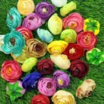 VRB Dec 12 Pcs Artificial Small Pheony Flowers Fake Water Floating Flowers for Pooja Thali, Festival and Events, Home Decor,Table, Pooja Room, Diwali Decoration Items and DIY Craft (Multicolor) - Fast Shipping to USA & Canada