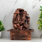 Global Grabbers Polyresin Table Top Indoor Outdoor Water Fall Fountain with LED Lights Home Decor Decoration Gift Gifting Items-A_COP-SF86 - Fast Shipping to USA, Canada & India