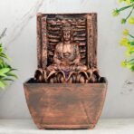 Global Grabbers Polyresin Table Top Indoor Outdoor Water Fall Fountain with LED Lights Home Decor Decoration Gift Gifting Items-A_COP-SF30 - Fast Shipping to USA, Canada & India