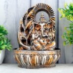 Global Grabbers Polyresin Table Top Indoor Outdoor Water Fall Fountain with LED Lights Home Decor Decoration Gift Gifting Items-A_ORG-SF101 - Fast Shipping to USA, Canada & India